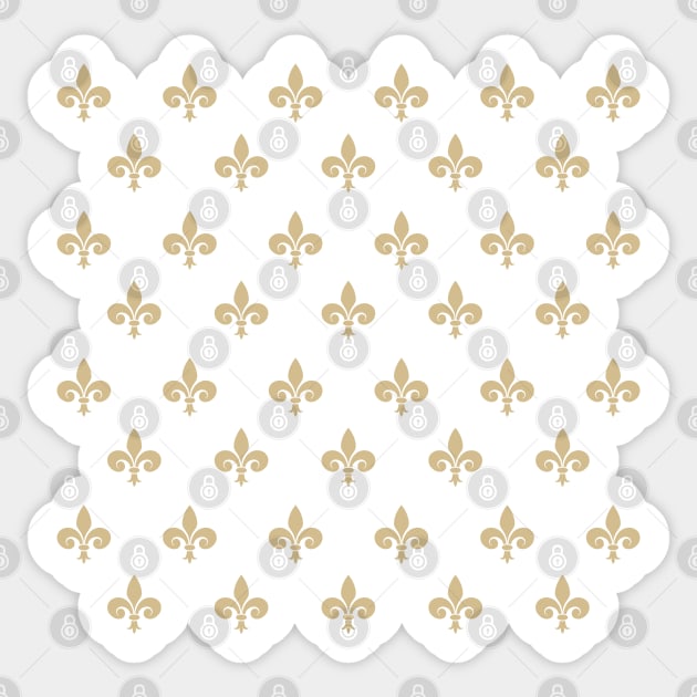 New Orleans | Golden Sticker by HalamoDesigns